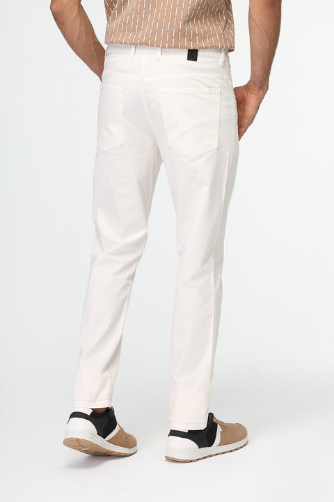 Slim Fit Chino Off White