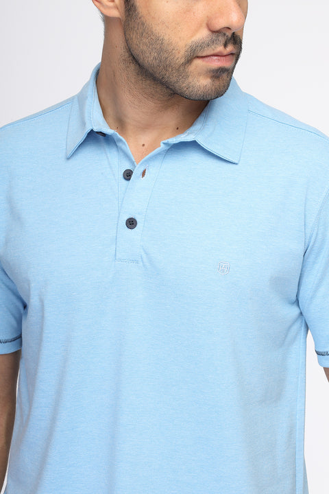 Polo Shirt Regular Fit Light Blue