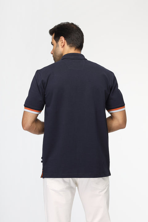 Polo Shirt Regular Fit Dark Blue
