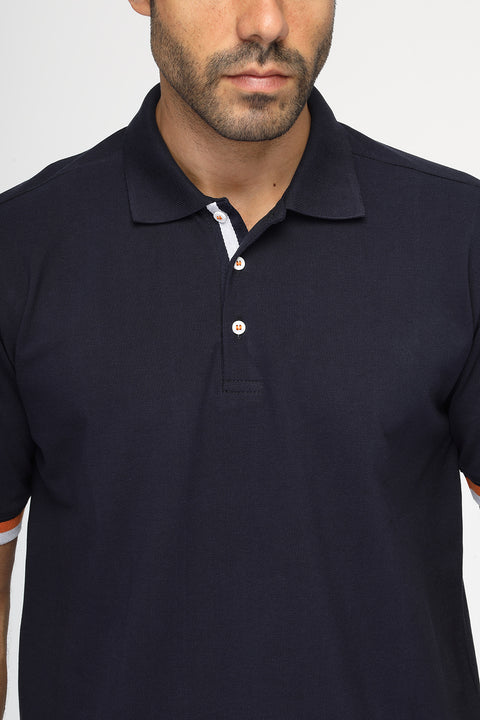 Polo Shirt Regular Fit Dark Blue