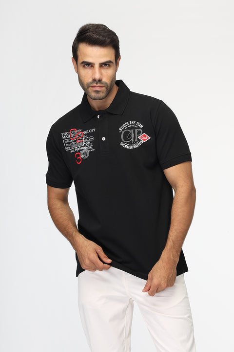 Polo Shirt Regular Fit Black