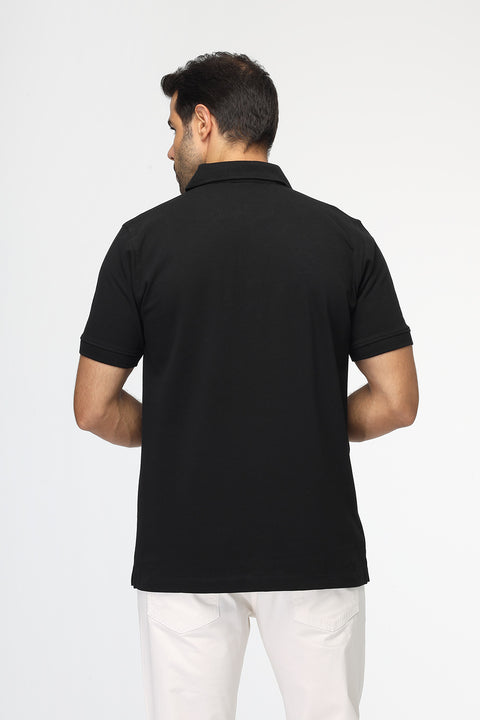Polo Shirt Regular Fit Black