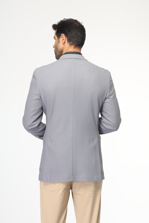 Slim Fit Blazer Gray