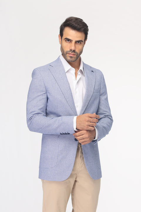 Slim Fit Blazer Blue