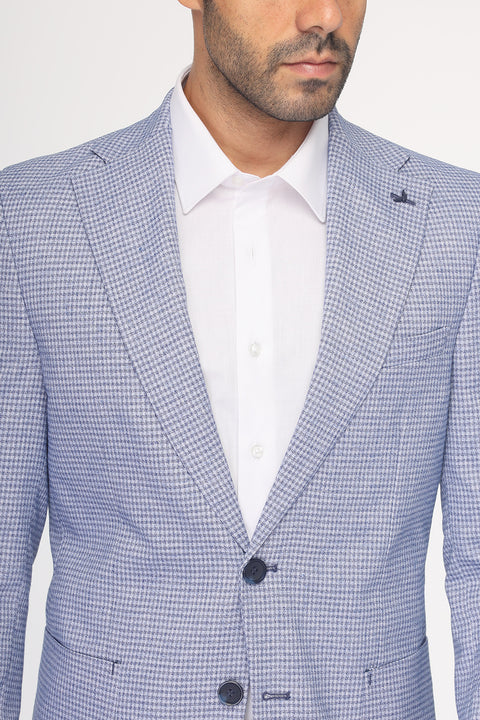 Slim Fit Blazer Blue