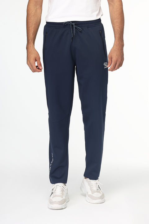 Slim Fit Sports Pants Dark Blue