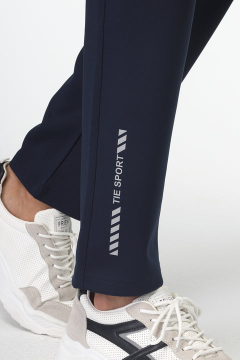Slim Fit Sports Pants Dark Blue