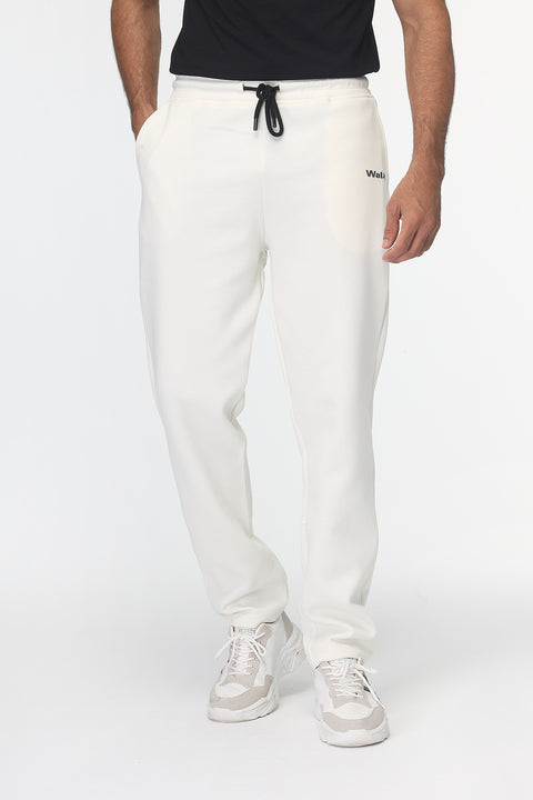 Regular Fit Sweat Pants Off White