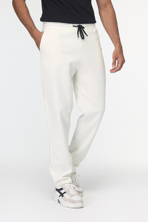 Regular Fit Sweat Pants Off White
