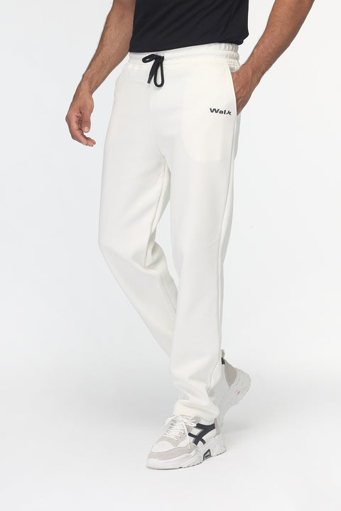 Regular Fit Sweat Pants Off White