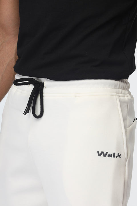 Regular Fit Sweat Pants Off White
