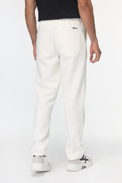 Regular Fit Sweat Pants Off White