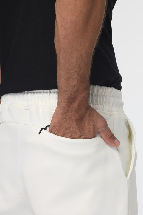 Regular Fit Sweat Pants Off White
