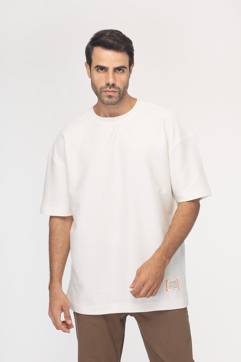 Over Size T-Shirt Off White