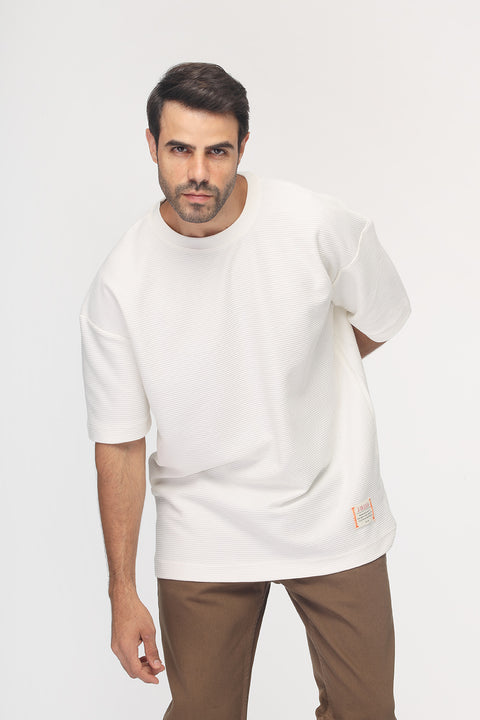 Over Size T-Shirt Off White