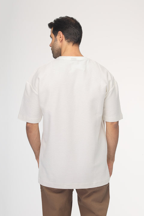 Over Size T-Shirt Off White