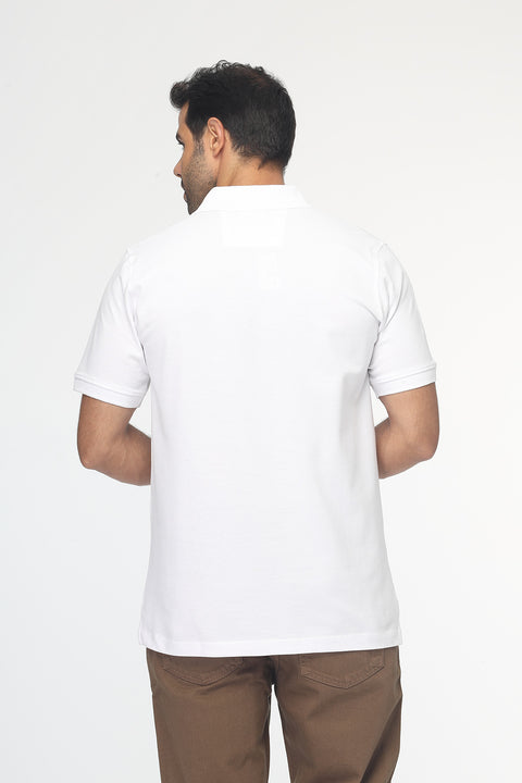 Polo Shirt Regular Fit White