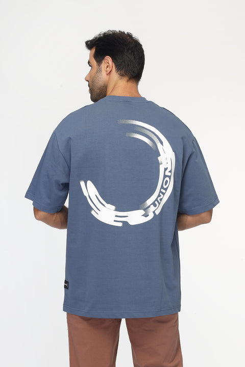 Over Size T-Shirt Blue