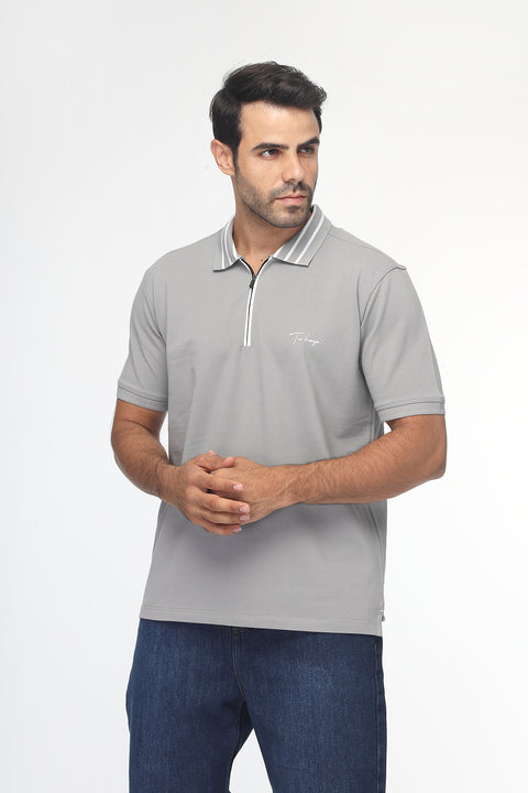 Polo Shirt Regular Fit Gray