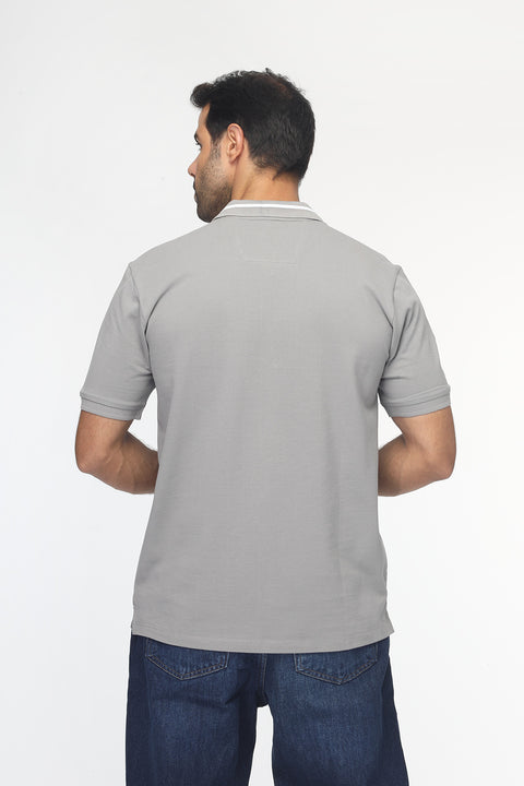 Polo Shirt Regular Fit Gray