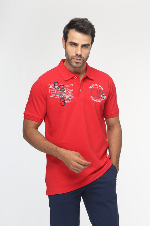 Polo Shirt Regular Fit Red