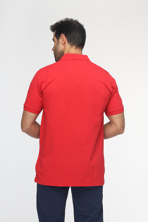 Polo Shirt Regular Fit Red