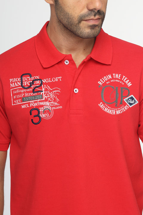 Polo Shirt Regular Fit Red