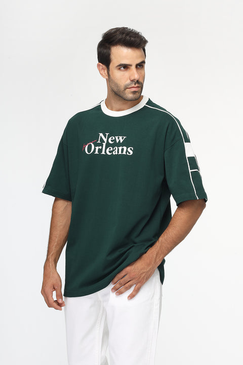 Over Size T-Shirt Green
