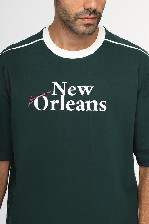 Over Size T-Shirt Green
