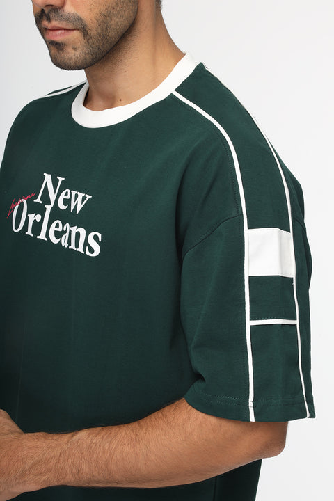 Over Size T-Shirt Green