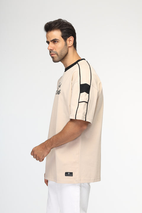 Over Size T-Shirt Beige