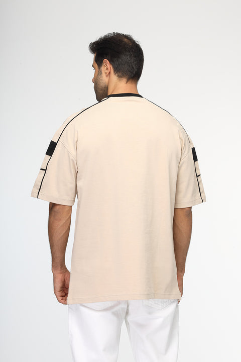 Over Size T-Shirt Beige