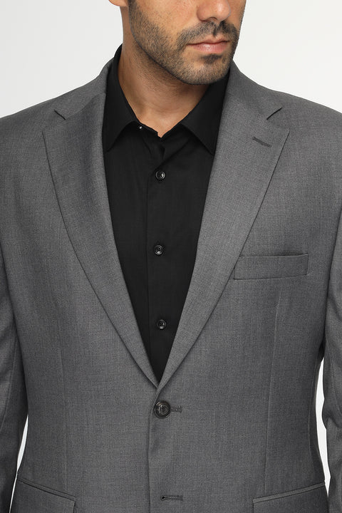 Regular Fit Blazer Gray