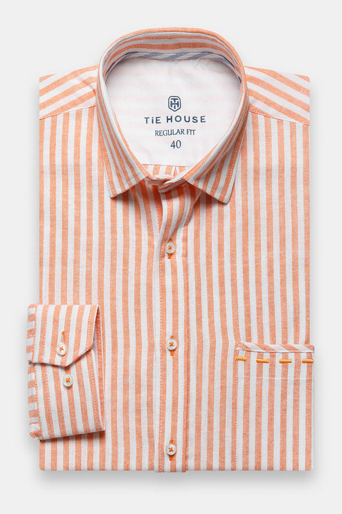 Regular Fit Shirt Orange