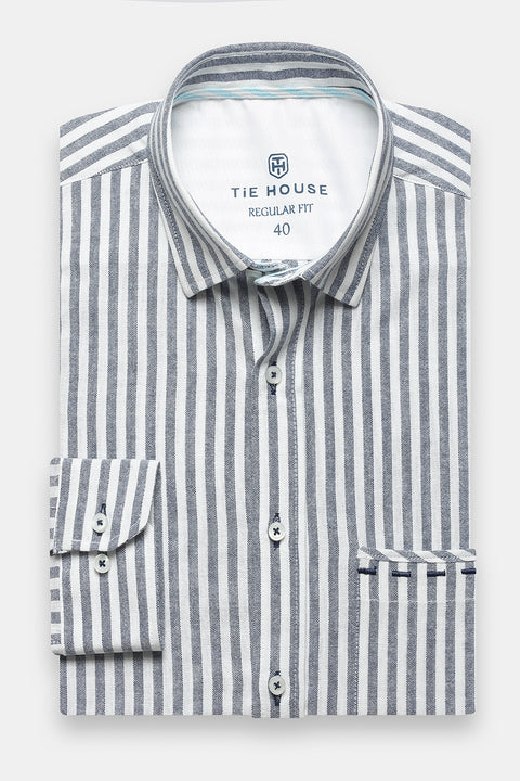 Regular Fit Shirt Blue