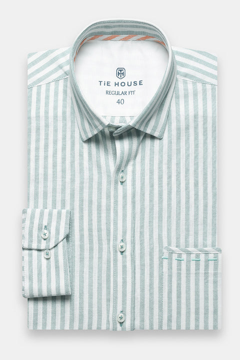 Regular Fit Shirt Light Green