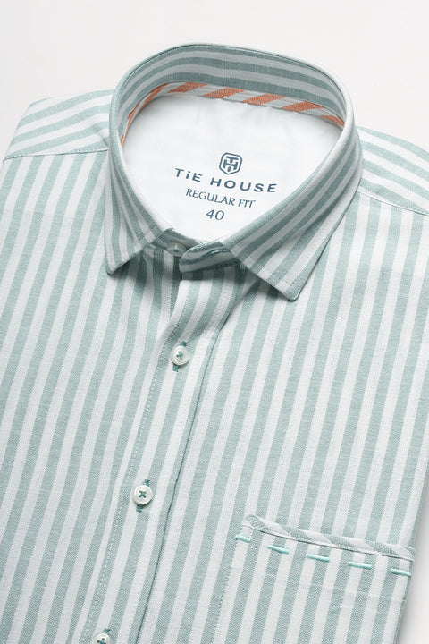 Regular Fit Shirt Light Green