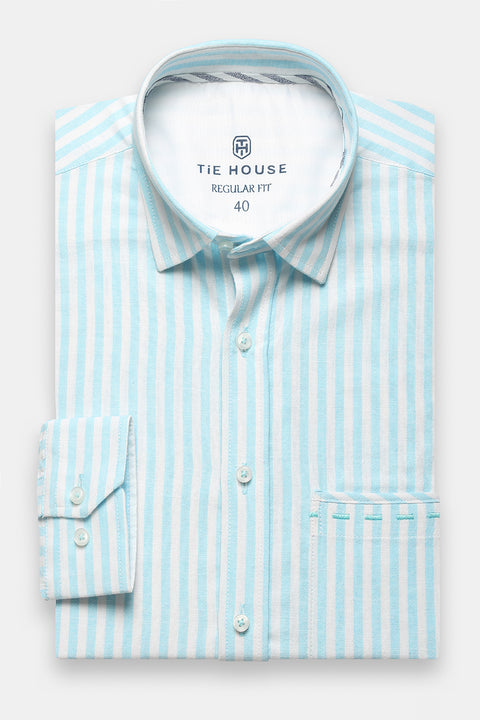 Regular Fit Shirt Turquoise