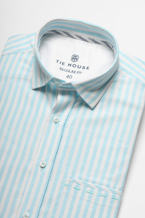 Regular Fit Shirt Turquoise