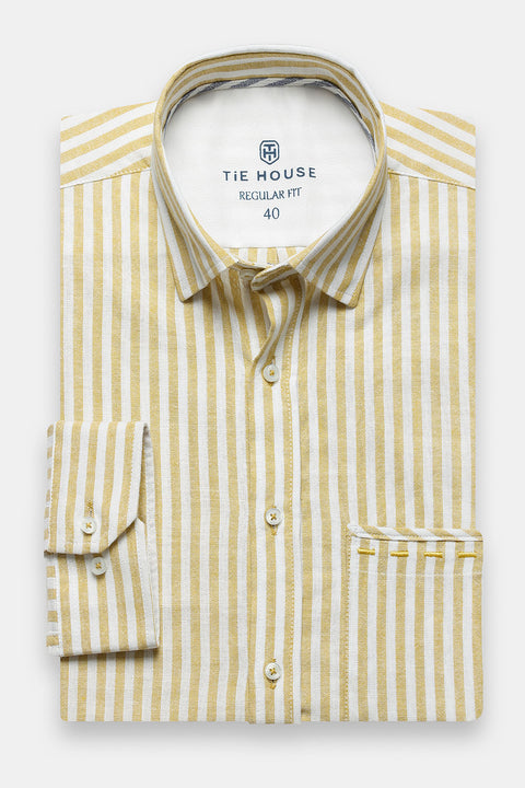 Regular Fit Shirt Yellow