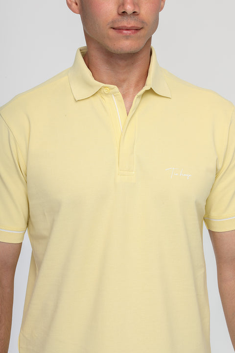Polo Shirt Regular Fit Yellow