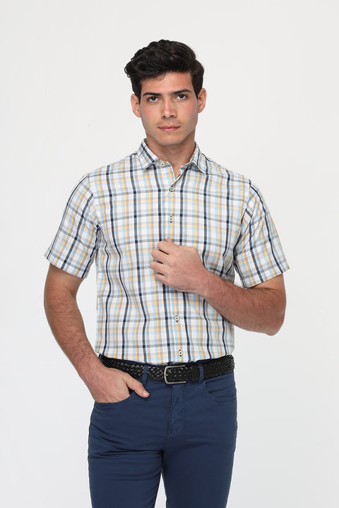 New Fit Shirt Half Light Blue