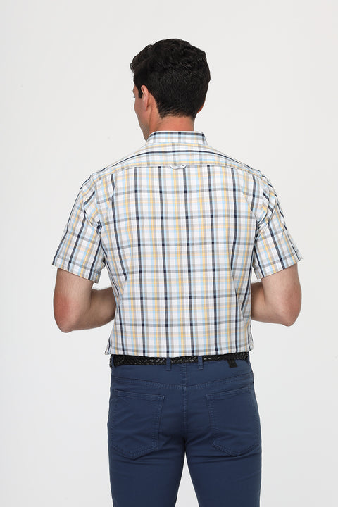 New Fit Shirt Half Light Blue