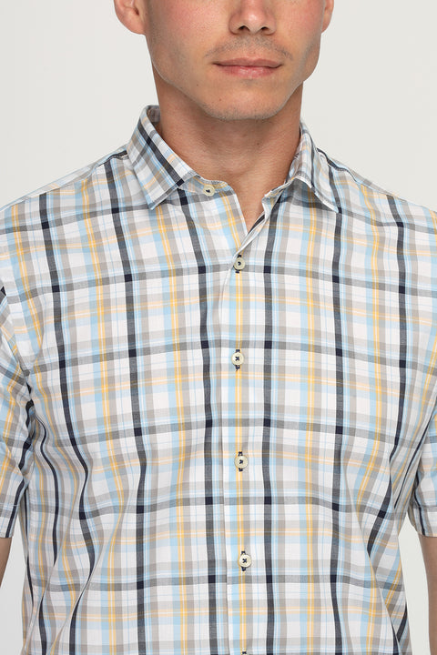 New Fit Shirt Half Light Blue