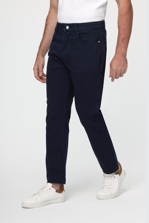 Regular Fit Trousers Jeans Dark Blue