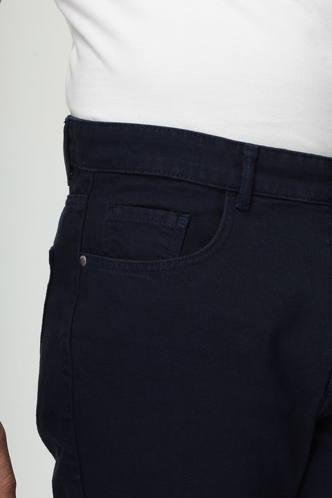 Regular Fit Trousers Jeans Dark Blue