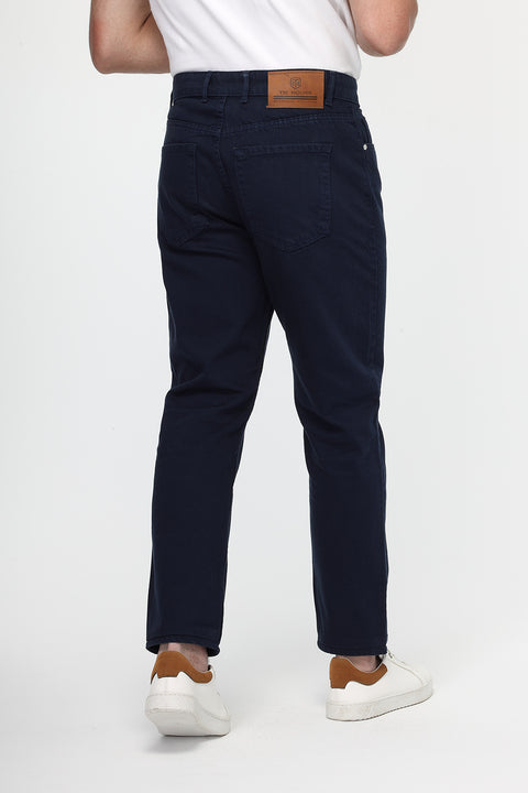 Regular Fit Trousers Jeans Dark Blue