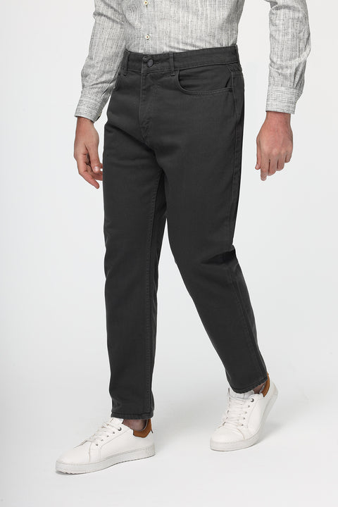Regular Fit Trousers Jeans Gray
