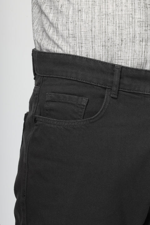 Regular Fit Trousers Jeans Gray