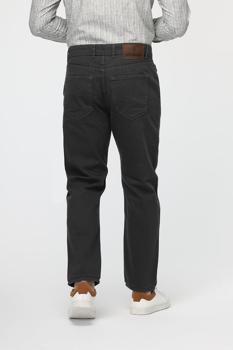 Regular Fit Trousers Jeans Gray